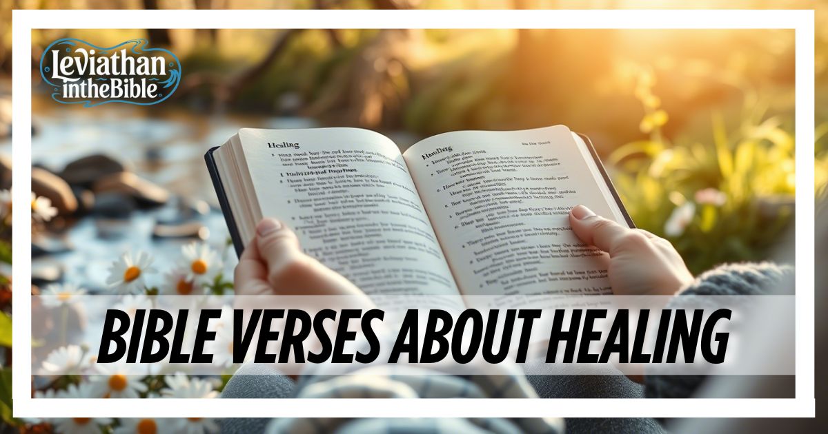 Bible Verses About Healing