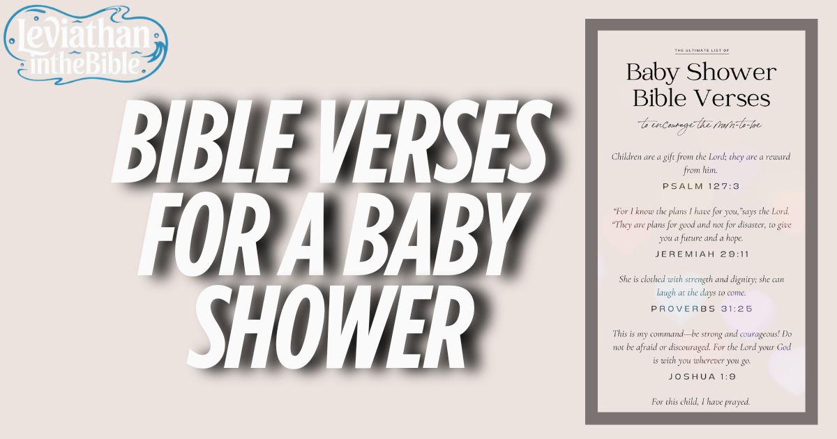 Bible Verses for a Baby Shower