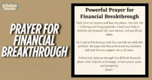 Prayer for Financial Breakthrough