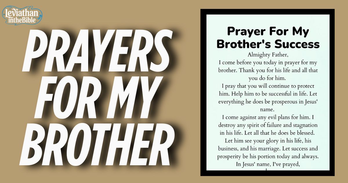 Prayers for My Brother