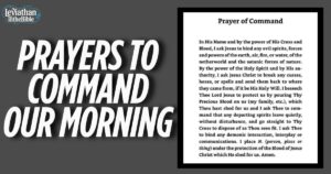 Prayers to Command Our Morning
